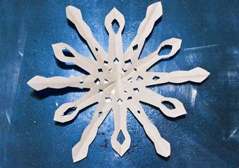 How To Make 6 Sided Kirigami Snowflakes Math Craft Wonderhowto