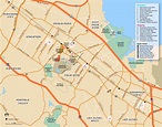Palo Alto hotels and sightseeings map - Ontheworldmap.com