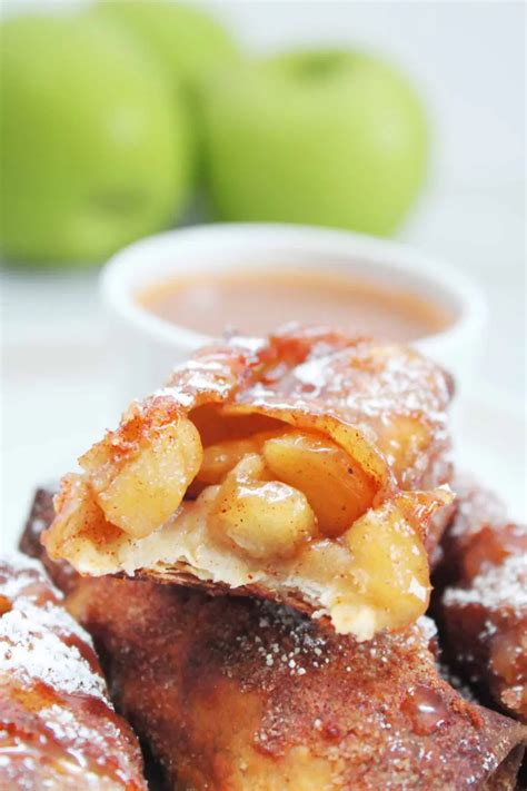 Air Fryer Apple Pie Egg Rolls The Six Figure Dish