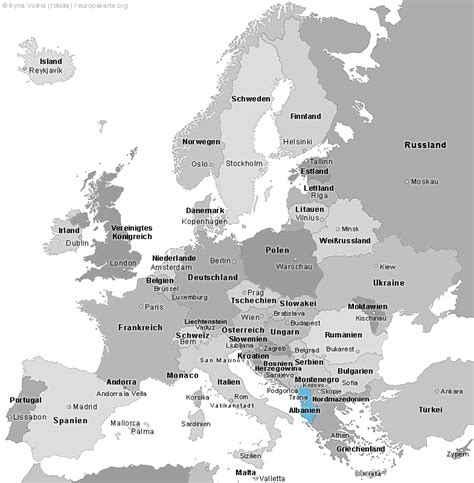 Nordmazedonien (ehemals mazedonien) st ein in auf dieser karte sehen sie mazedonien mit der hauptstadt skopje, teile der angrenzenden staaten wie. Albanien in Europa - Albanien auf der Europakarte