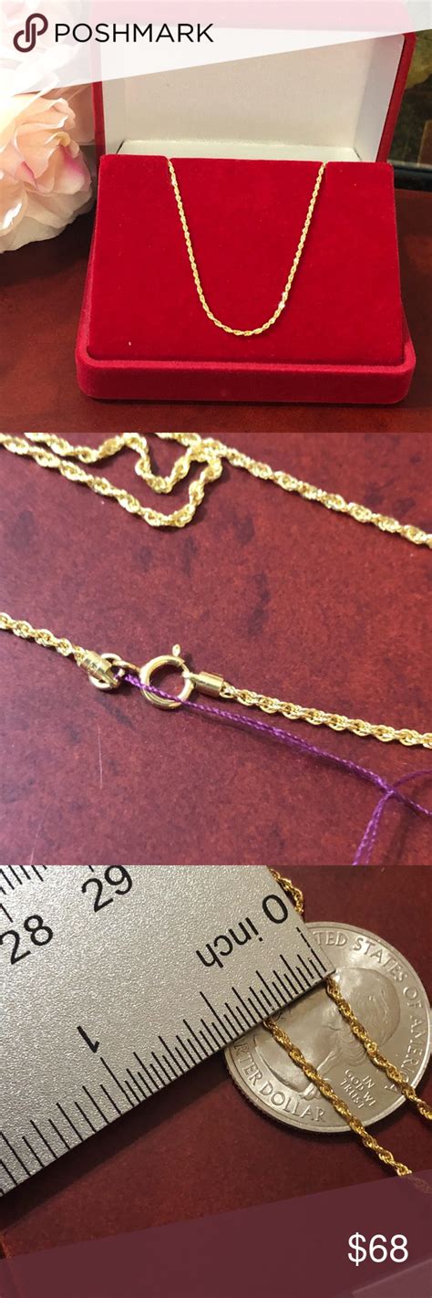 Here's how to understand the difference between 9k, 10k, 14k, 18k, 22k, and 24k gold. 18k Real Saudi Gold Rope Chain | Gold rope chains, Rope chain, Stamped jewelry