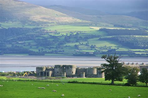 Beaumaris Castle Auf Der Insel Anglesey Walisisch Ynys Môn Foto