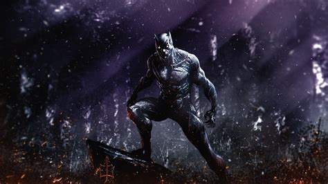 Download 1920x1080 Wallpaper Dark Superhero Marvel Black Panther