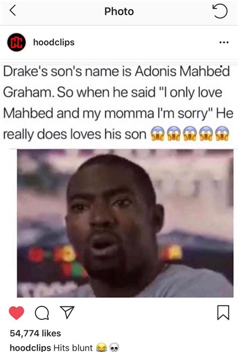 I Was Today Years Old When I Found Out Drake Doesnt Love His Bed But His Son Smfh Random