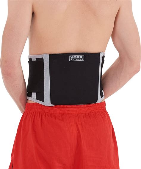 York Fitness Adjustable Lumbar Support And Pad 6635 Black 36180047
