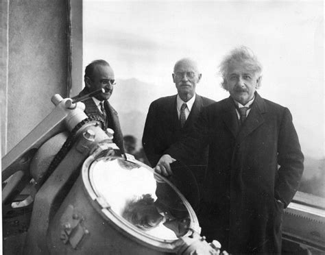 Albert Einstein 1933 Einstein Astronomer Solar Telescope