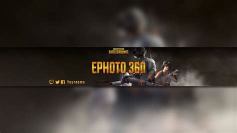 Banner Pubg Youtube Banners Gaming Banner Youtube Banner Template