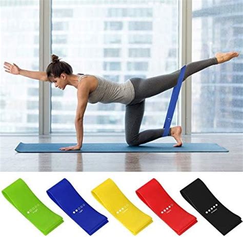 Fit Simplify Resistance Loop Exercise Bands With Instruction Guide And