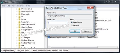 How To Manage Dump Files In Windows 7 Optimize Ms Windows