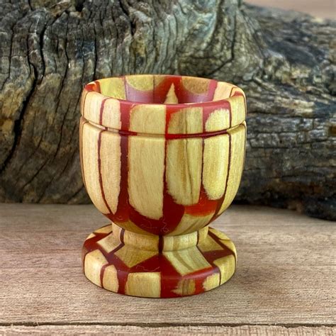 Small Olive Wood Communion Cups Holy Land Communion Cups Etsy