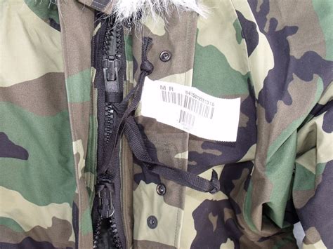 Woodland Goretex Us Army Cold Wet Weather Gen 1 Ecwcs Parka Jacket Xlr