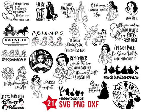 Free 184 Disney Princess Svg Black And White Svg Png Eps Dxf File