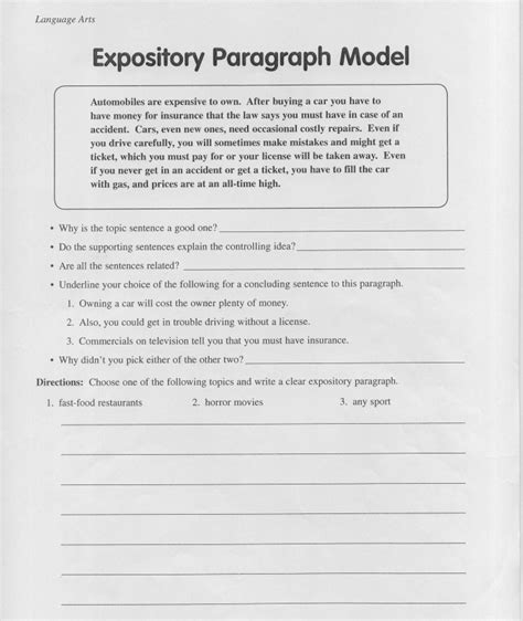 014 Essay Example Expository Topics Person Studied Prompt