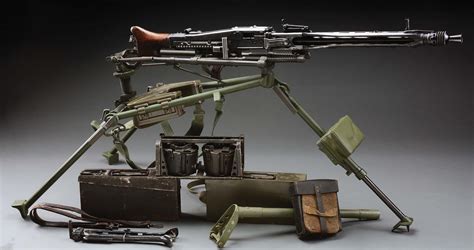 Lot Detail N Iconic World War Ii German Mg 42 Machine Gun With Two
