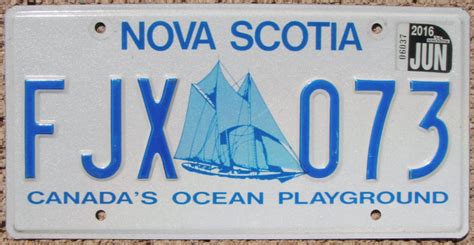 Nova Scotia License Plates For Sale From