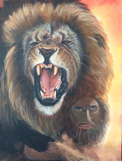The Lion Of Judah Painting By Darlene Pyle Fine Art America