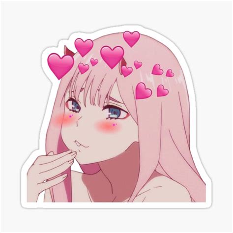 Zero Two Snapchat Filter Sticker For Sale By Ookay Redbubble