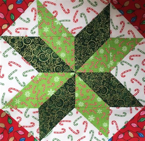 Christmas All Year Quilt Block 1 Star Puzzle Craftsy Christmas