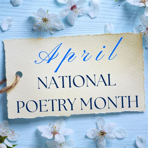 How To Celebrate April National Poetry Month Even If Your Students Aren