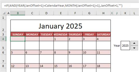 Insert Calendar In Excel
