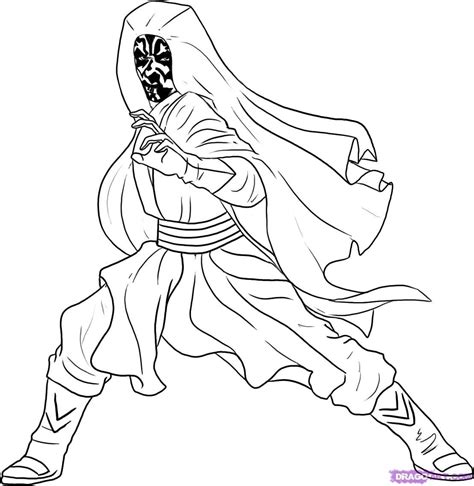 Originally released in the first year of star wars lego. Darth Maul Coloring Page - Coloring Home