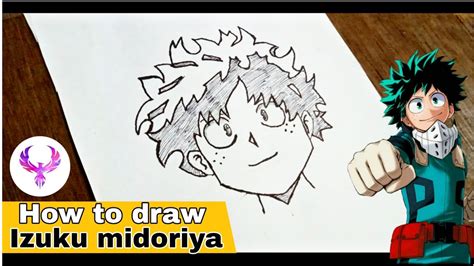 How To Draw Deku Izuku Midoriya Easy Step By Step From My Hero