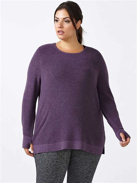 Essentials Plus Size Long Sleeve Sweater Penningtons