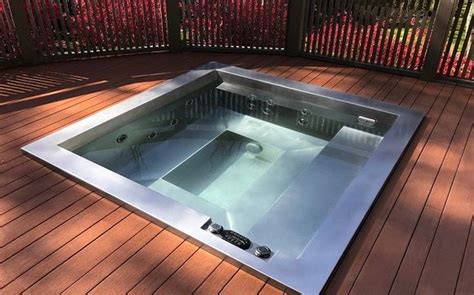 Bradford Stainless Steel Hot Tub 770 Ss By Harbor Hot Tubs Sparkling Pools In Southampton Ny