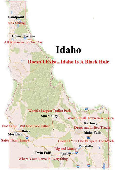 See more words with the same meaning: Idaho Town Names According To Urban Dictionary