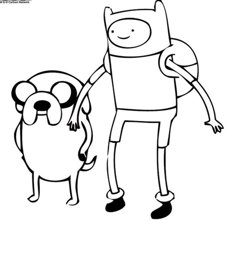 Adventure Time Coloring Pages Finn Coloring Home