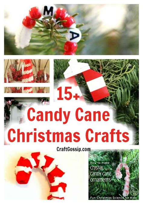 15 Christmas Candy Cane Crafts You Can Make For The Holidays Home And