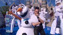 Video - Chillin' Like A Snowman (Disney Parks Performance) Sofia Carson ...