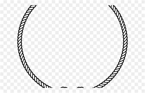 Drawn Rope Circle Vector Rope Drawing Circle Symbol Hd Png Download