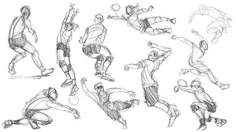 Dibujo De Gestos Dibujo De Voleibol Posiciones En Voleibol