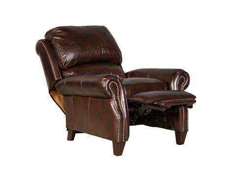 Barcalounger Churchill Recliner Chair Double Fudgeall Leather 7 4440