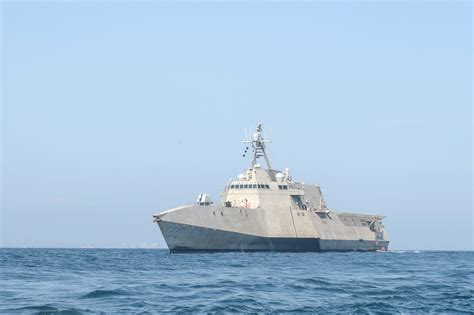 Us Navy Holds Commissioning Commemoration Ceremony For Lcs 22