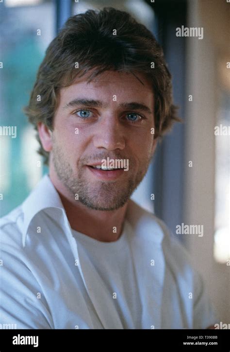 Celebrity American Born Actor Mel Gibson Australia1979 Stock Photo