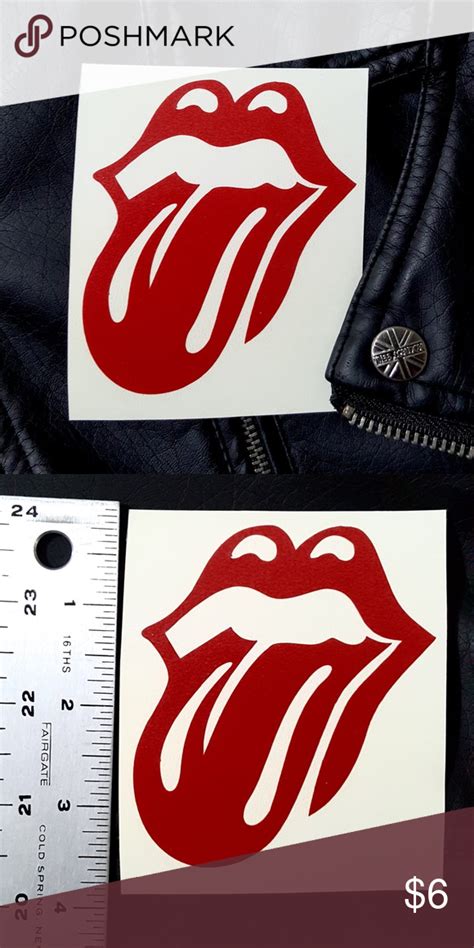 Rolling Stones Logo Vinyl Decal Sticker Homemade By Me Rolling Stones