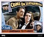 COME ON, LEATHERNECKS!, from left: Richard Cromwell, Marsha Hunt, 1938 ...