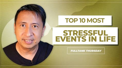 Fulltank Thursday English Top 10 Most Stressful Events In Life Youtube