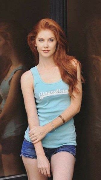 Vanessa Jade Barnfather I Love Redheads Redheads Freckles Stunning Redhead Overall Shorts