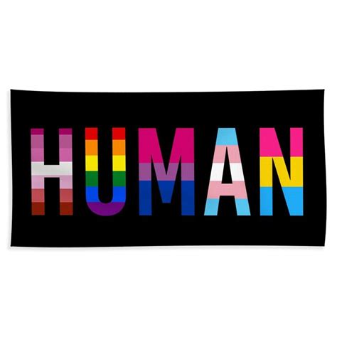 xiangying 90x150cm lesbian gay bisexual transgender pansexual human