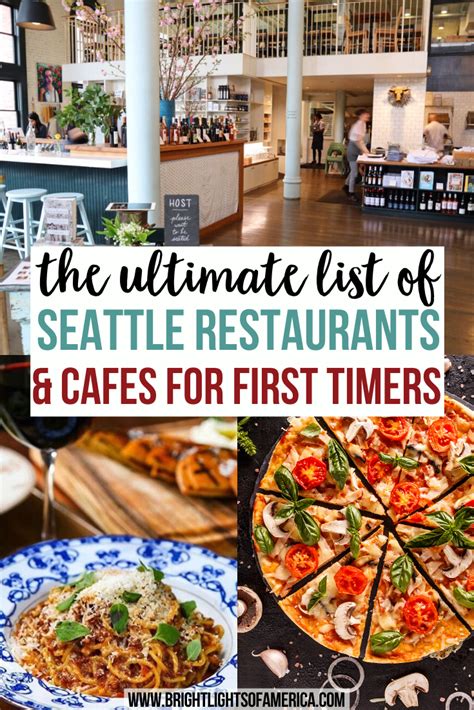 10 Great Places To Eat In Seattle Seattle Restaurants Seattle