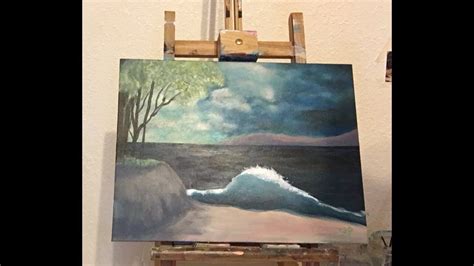Art On A Budget 12 Painting Storm At Sea In Acrylic Free Art Lessons