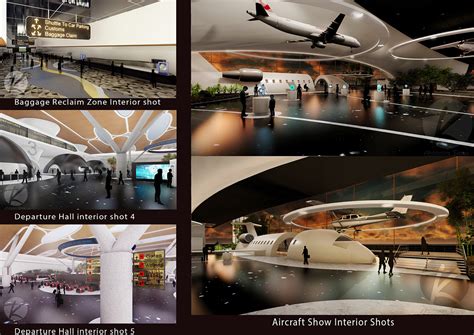 Sfg Futuristic International Airport Terminal On Behance