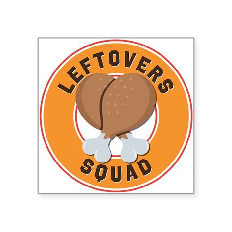 Leftovers Squad Emoji Square Sticker 3 X 3 By Emojioneshop