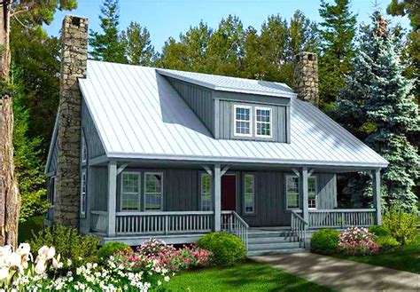 Plan 58555sv Big Rear And Front Porches In 2020 Rustic House Plans