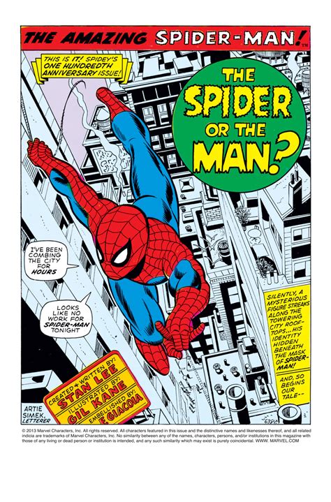 The Amazing Spider Man 1963 Issue 100 Read The Amazing Spider Man