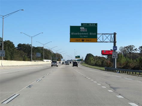 Louisiana Interstate 10 Eastbound Cross Country Roads