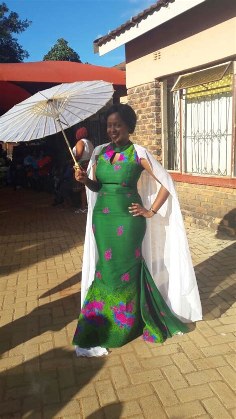 Traditional materials were leather, fur and thin felt. Tsonga Dress | African wedding dress, African wedding ...